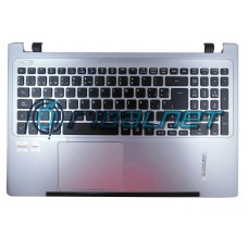 ACER ASPIRE V5-571 V5-551 TOP COVER SILVER W/KEYB SP BL ( FLAT MB/LAN + TP L122839I4803 W/FLAT TP/MB + FLAT MB TO CRT DEPC18840001231-E]